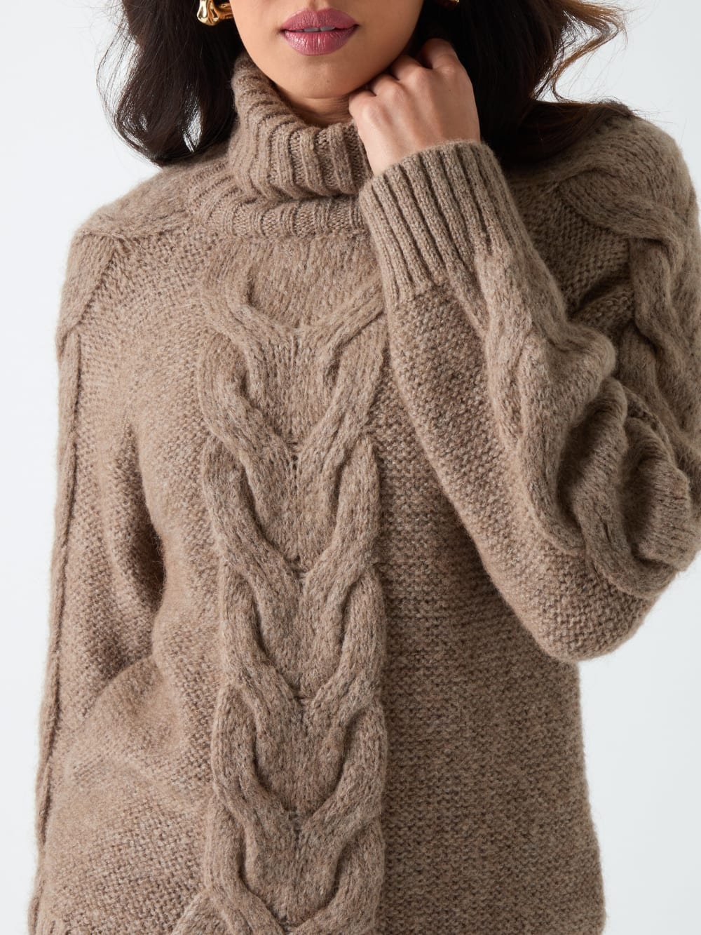 Ginny Cable-Knit Sweater - Guess