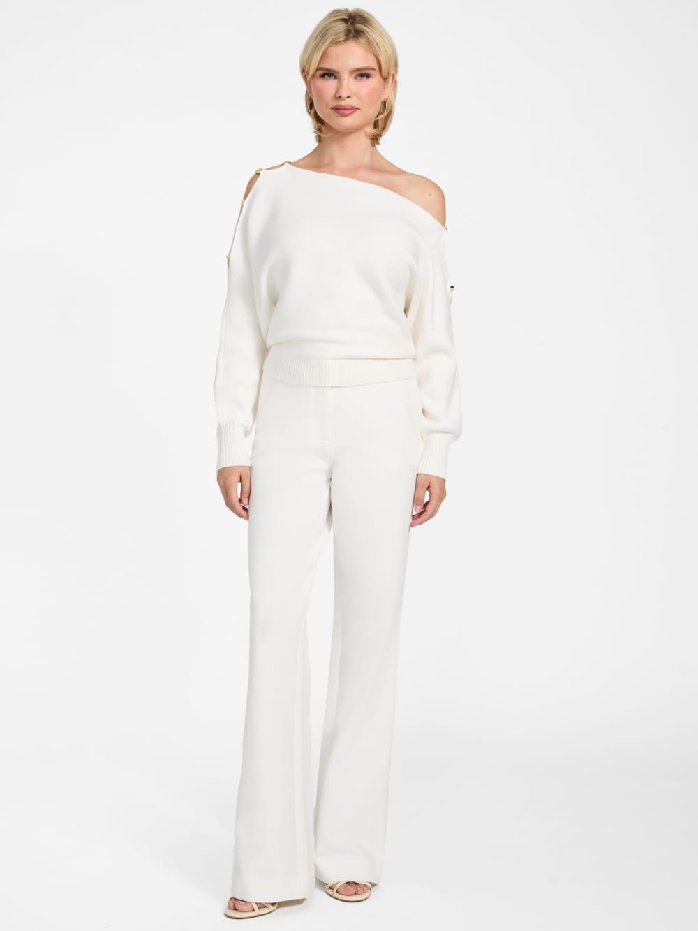 Eco Jamia Beaded Sleeve Sweater - Guess