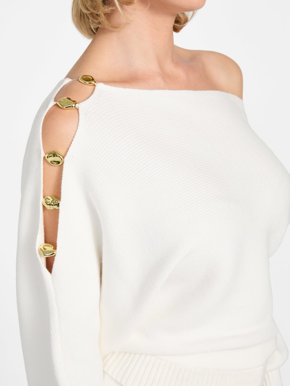 Eco Jamia Beaded Sleeve Sweater - Guess