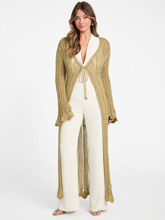Lucky Lurex Net Duster Cardigan - Guess