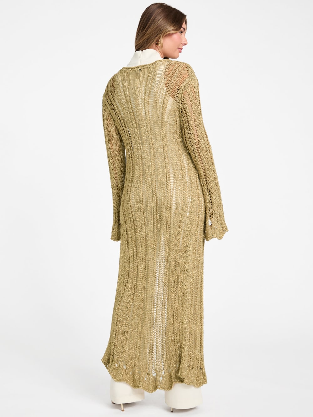 Lucky Lurex Net Duster Cardigan - Guess