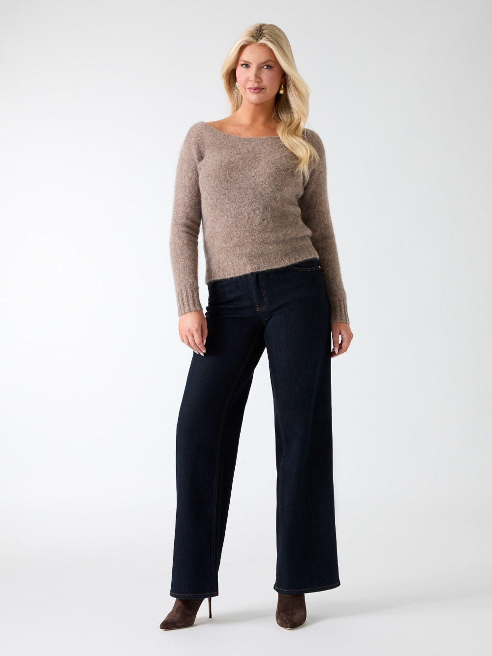 Agnes Boat-Neck Sweater - Guess