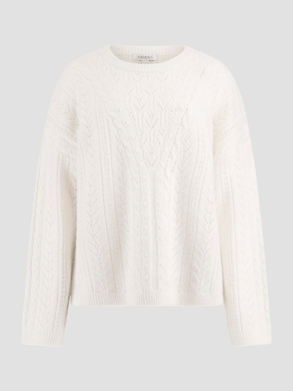 Sylvie Alpaca-Blend Pointelle Sweater - Guess