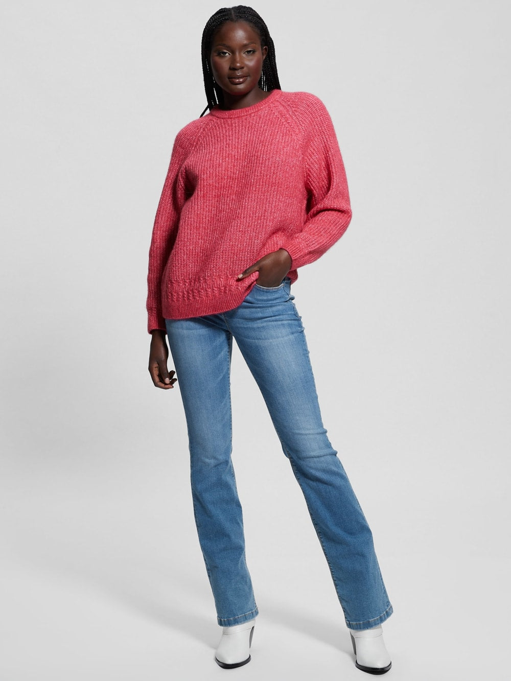 Margot Cable-Knit Sweater - Guess
