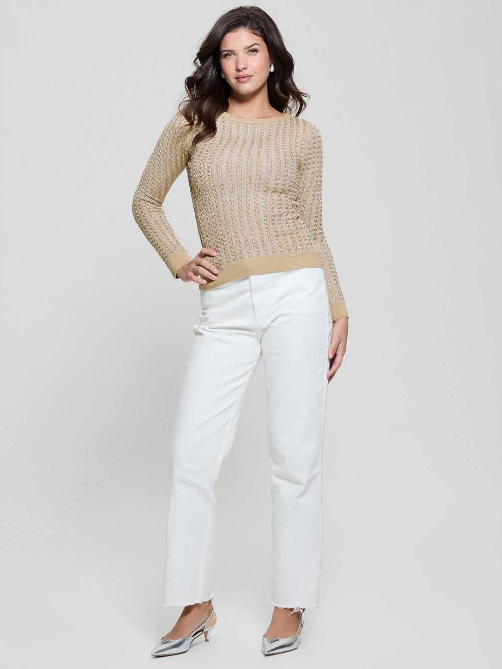 Josie Boat-Neck Sweater - Guess
