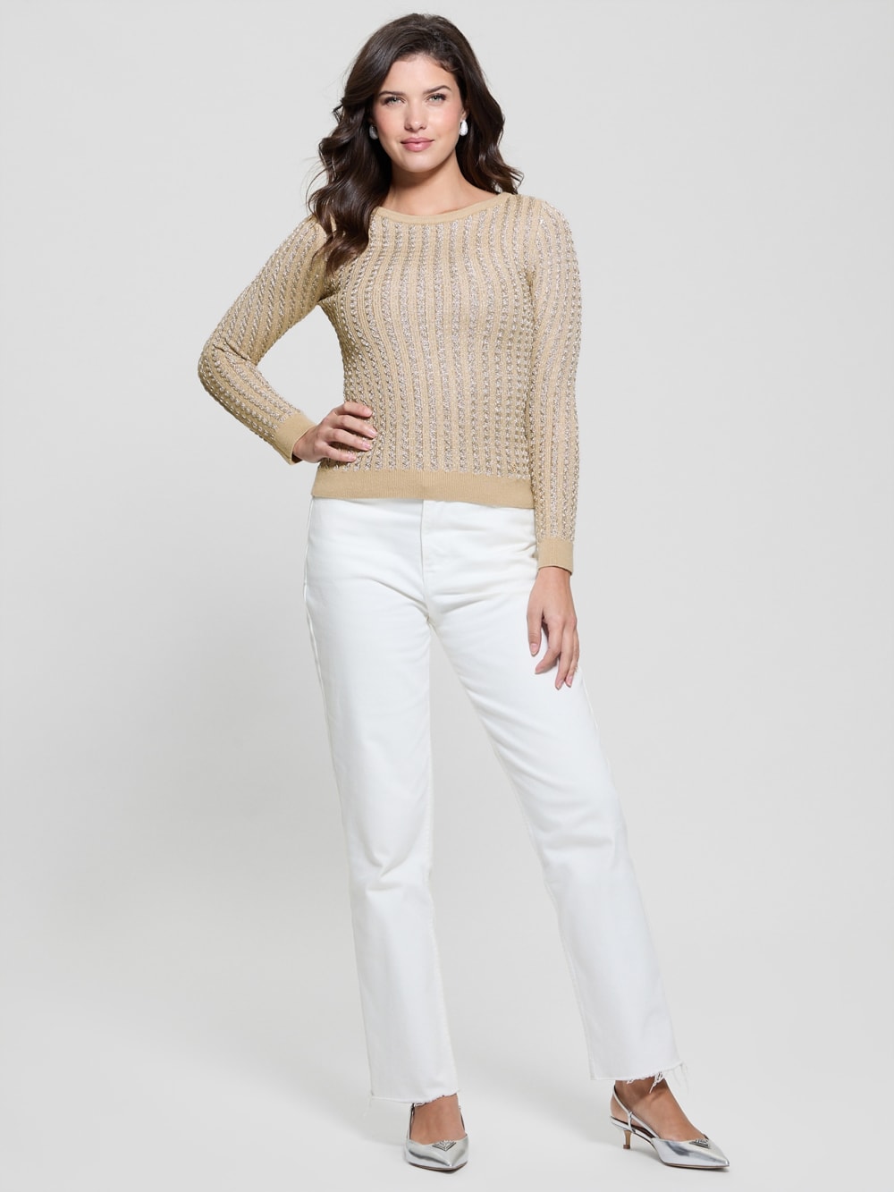 Josie Boat-Neck Sweater - Guess