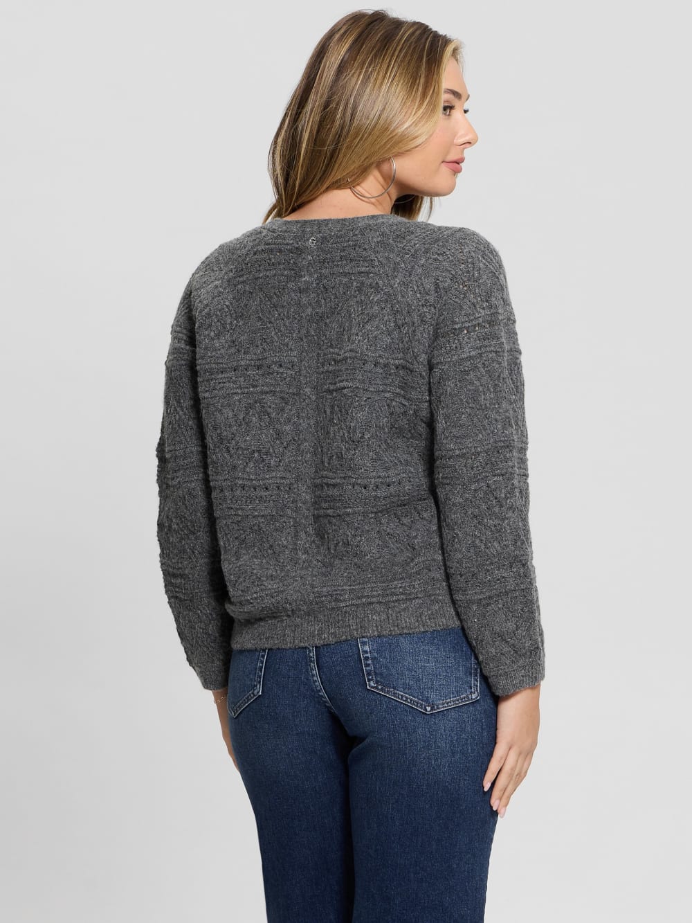 Amelia Pointelle Cardigan - Guess