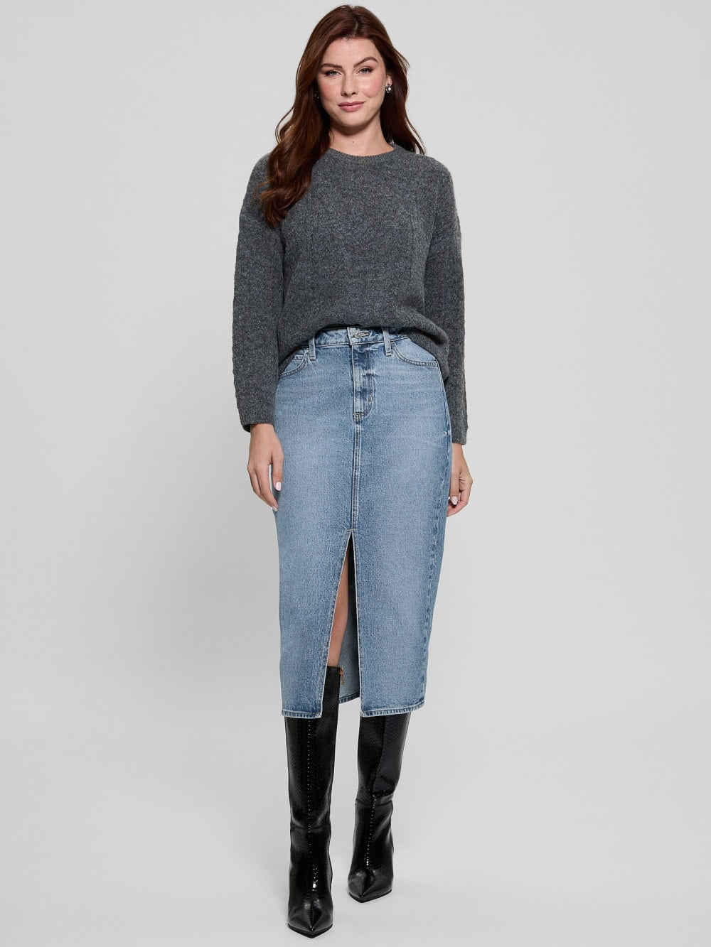 Sylvie Alpaca-Blend Pointelle Sweater - Guess