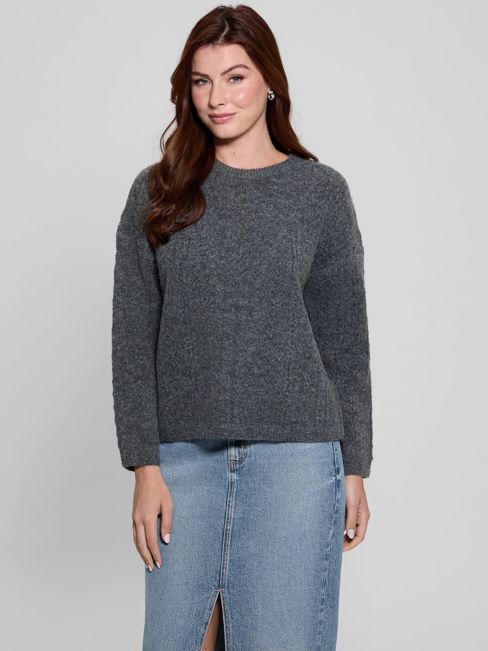 Sylvie Alpaca-Blend Pointelle Sweater - Guess