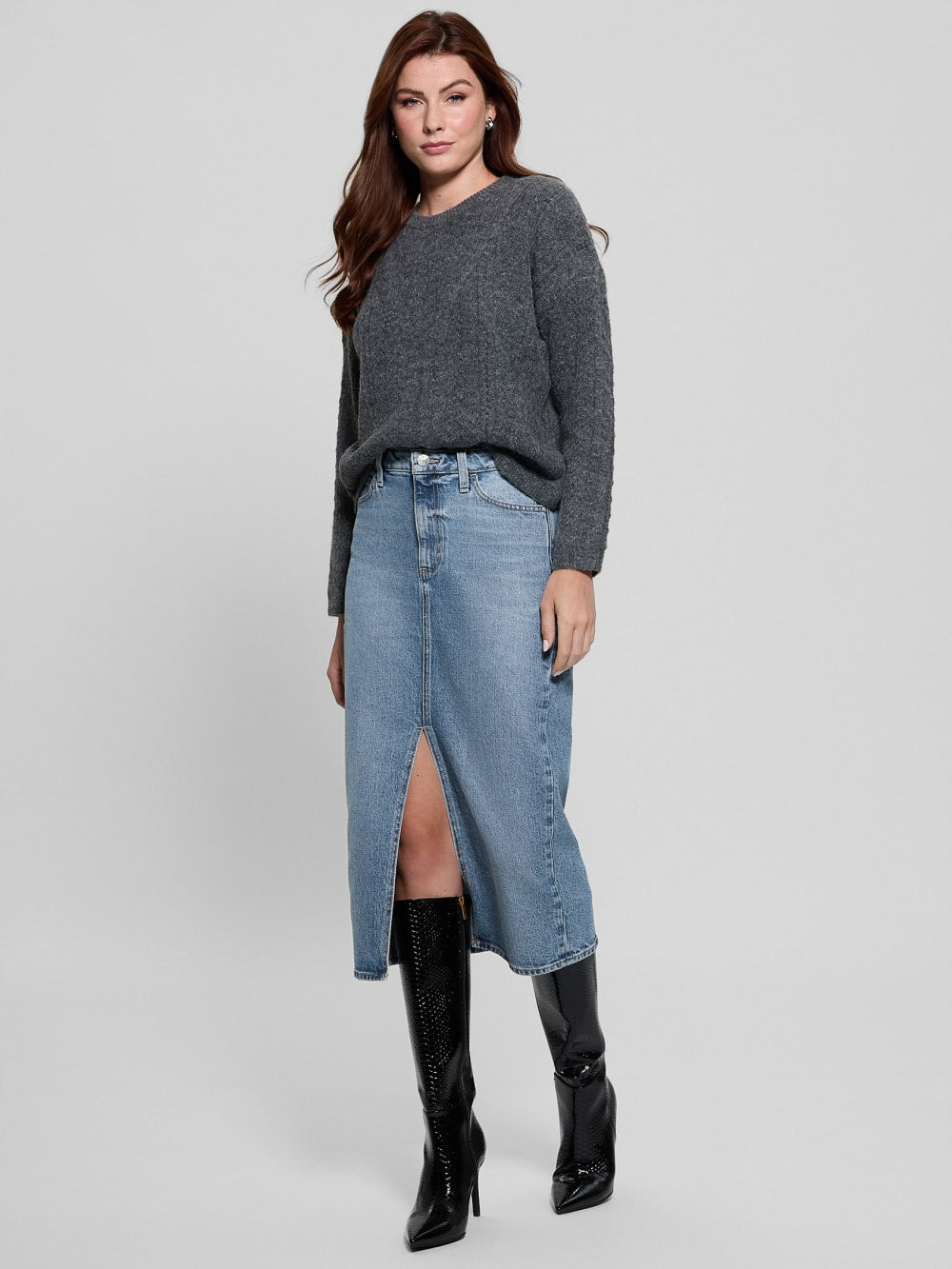 Sylvie Alpaca-Blend Pointelle Sweater - Guess