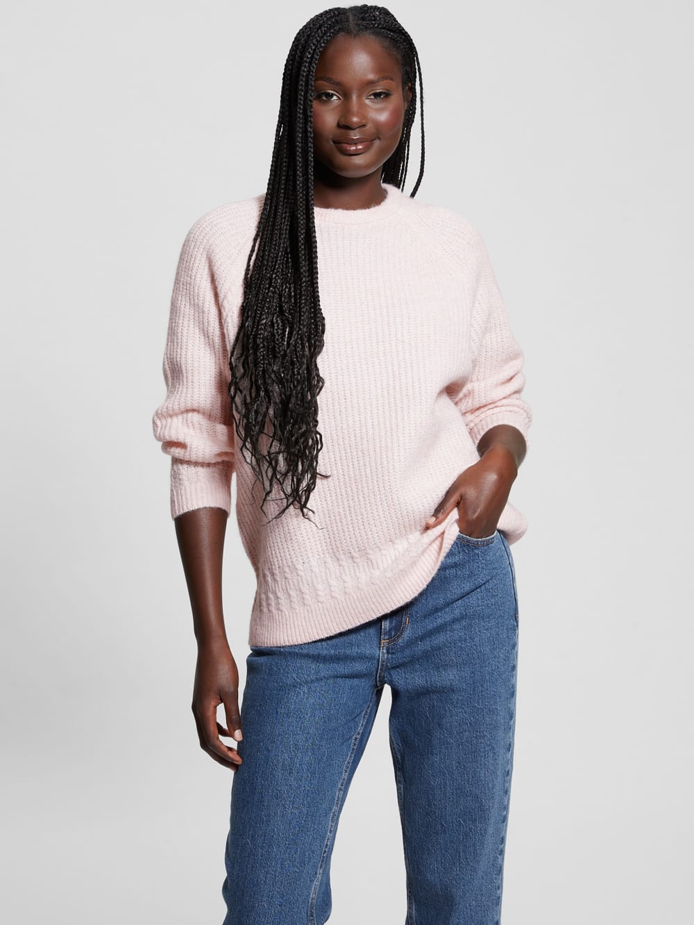 Margot Cable-Knit Sweater - Guess