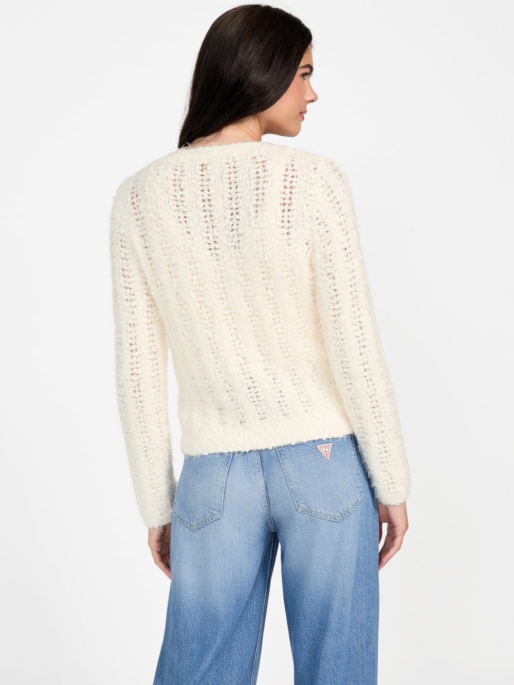 Eco Bea Open-Stitch Cardigan - Guess