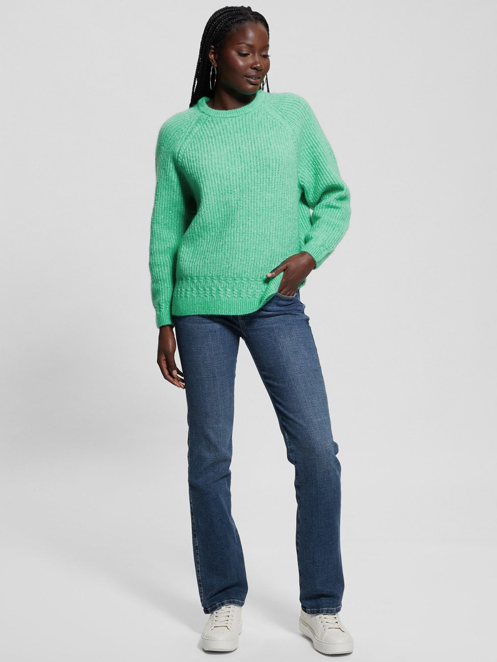 Margot Cable-Knit Sweater - Guess