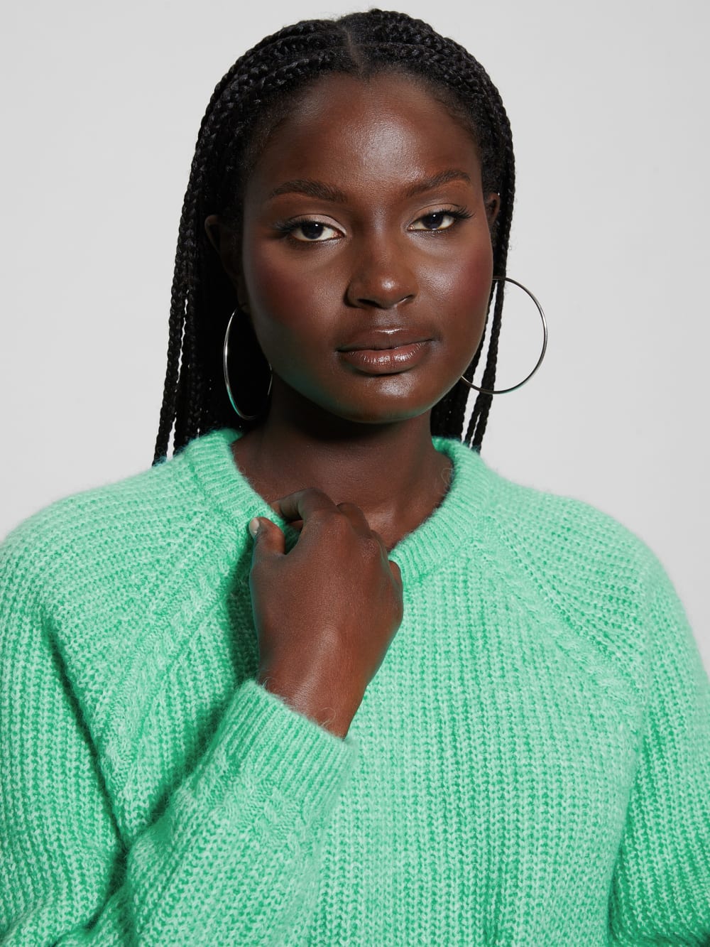 Margot Cable-Knit Sweater - Guess