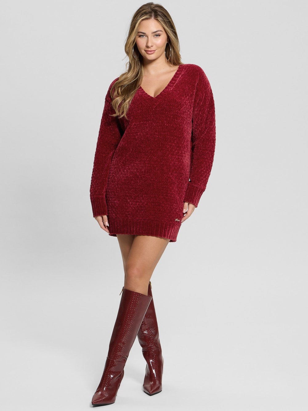 Eco Talia Longline Chenille Sweater - Guess