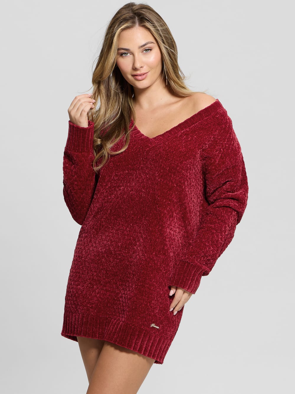 Eco Talia Longline Chenille Sweater - Guess