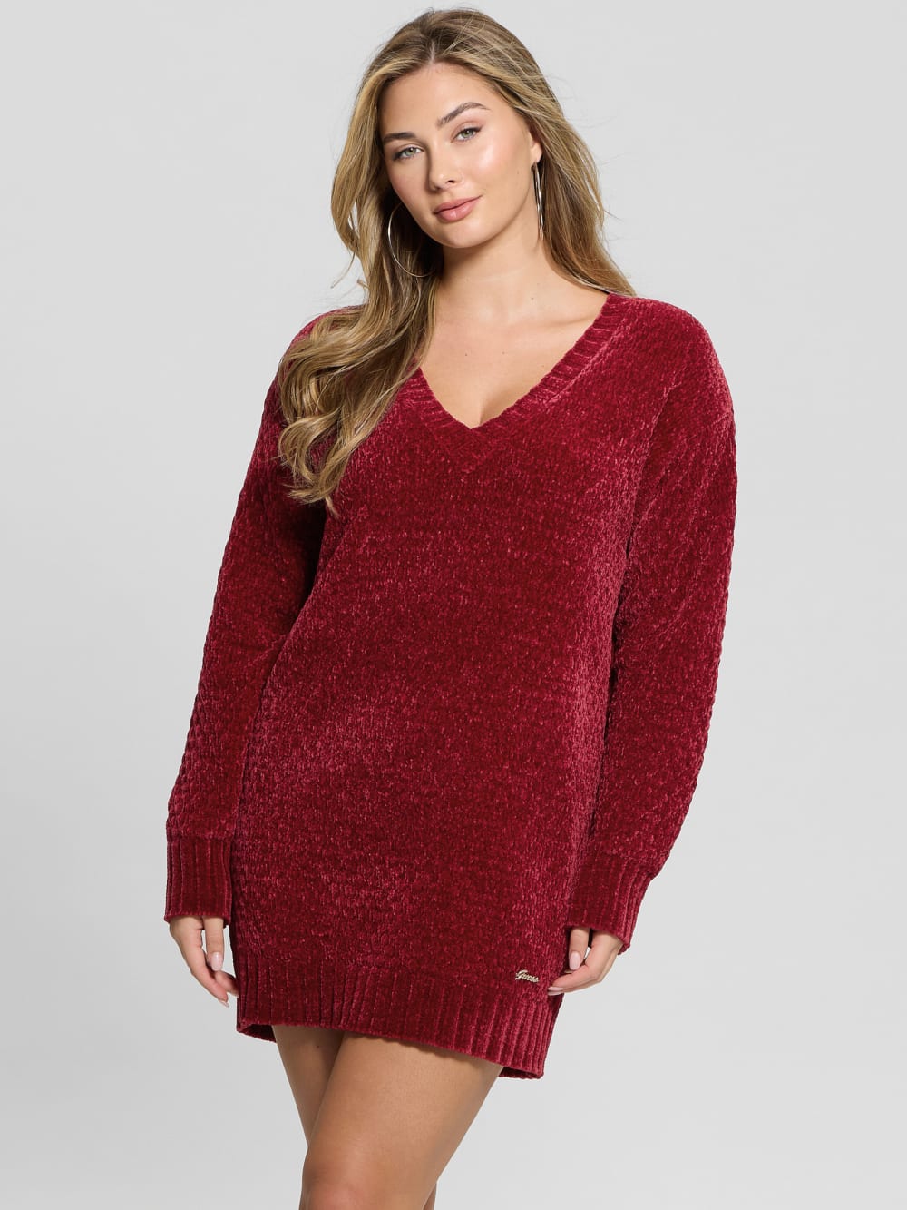 Eco Talia Longline Chenille Sweater - Guess