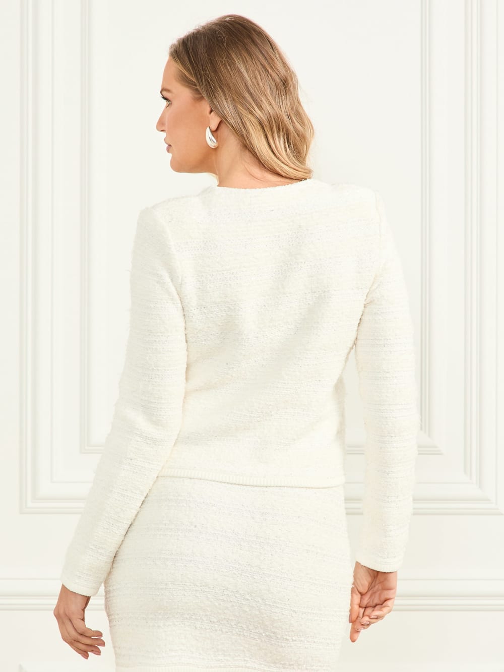 Eco Amelia Boucl  Cardigan Sweater - Guess