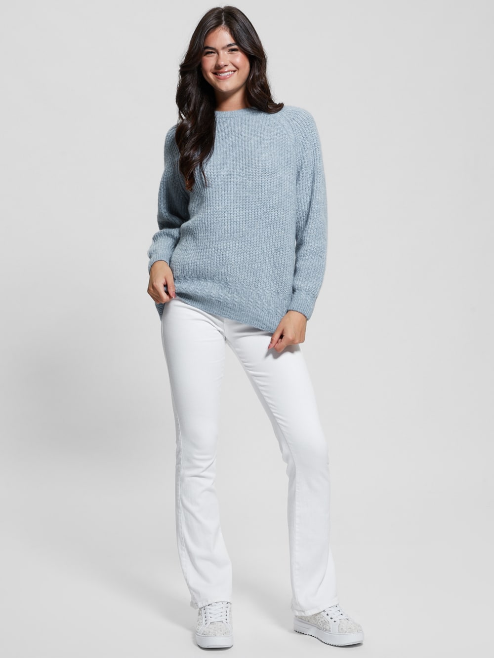 Margot Cable-Knit Sweater - Guess