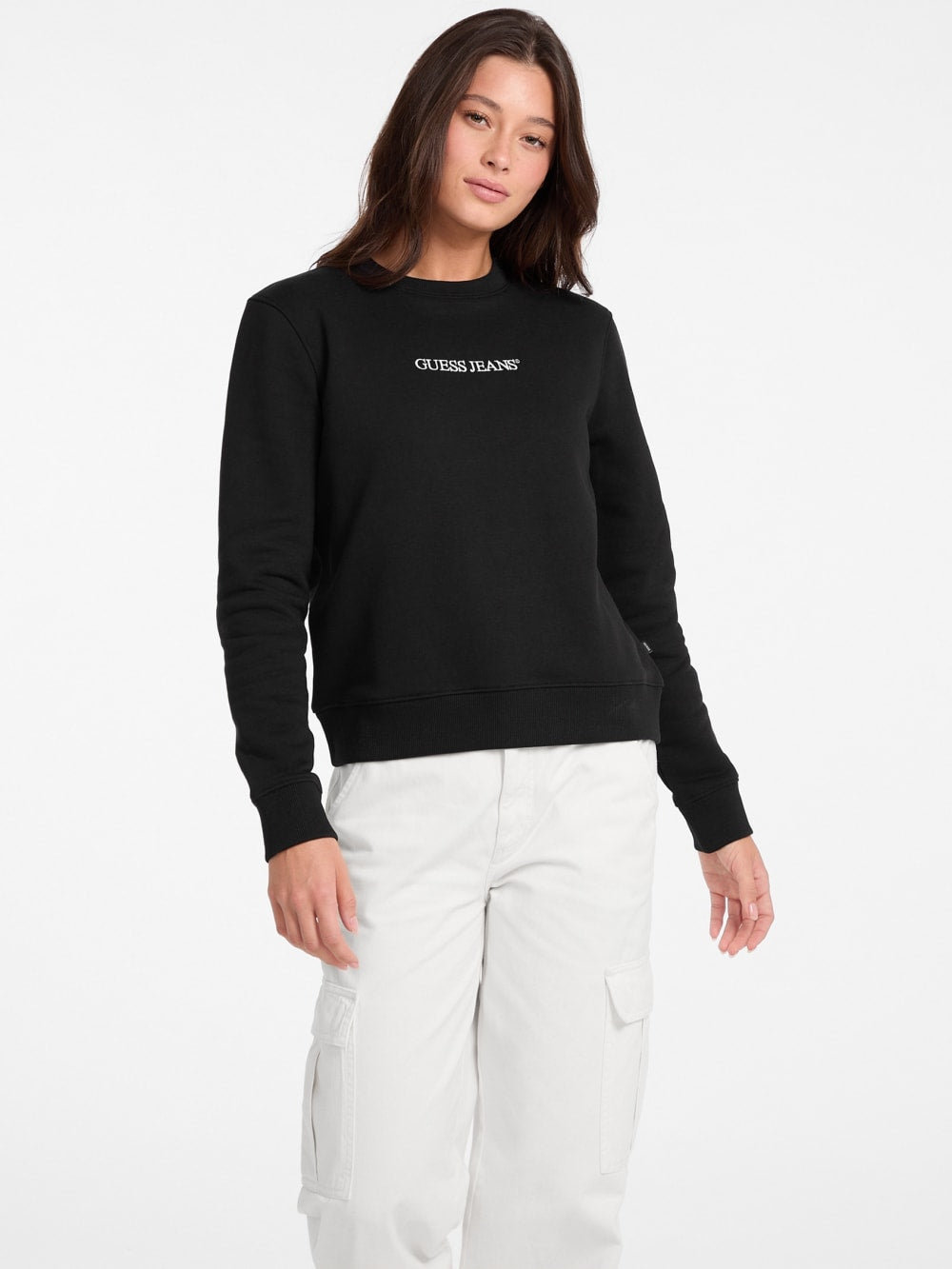 Embroidered Logo Sweatshirt - Guess
