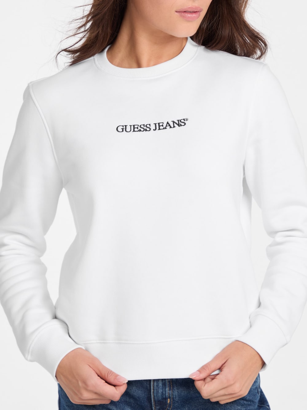 Embroidered Logo Sweatshirt - Guess