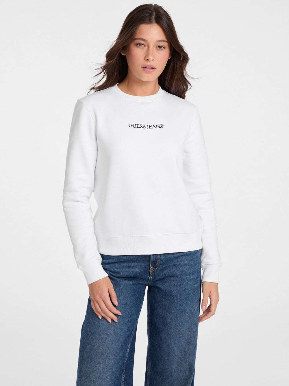 Embroidered Logo Sweatshirt - Guess