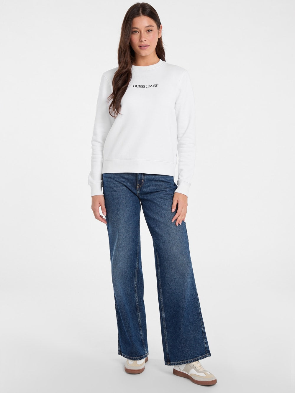 Embroidered Logo Sweatshirt - Guess