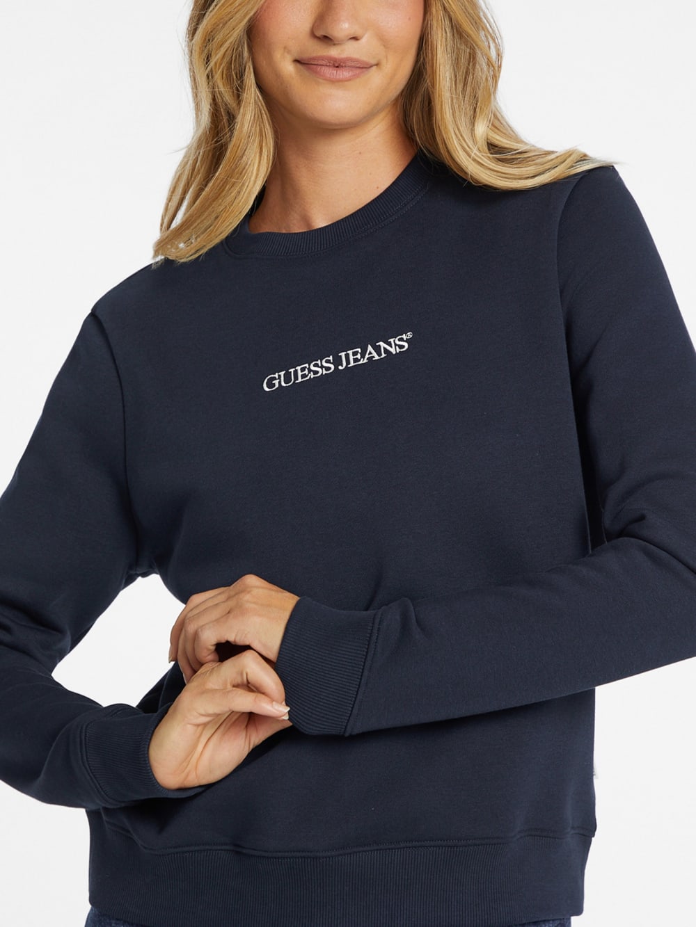 Embroidered Logo Sweatshirt - Guess