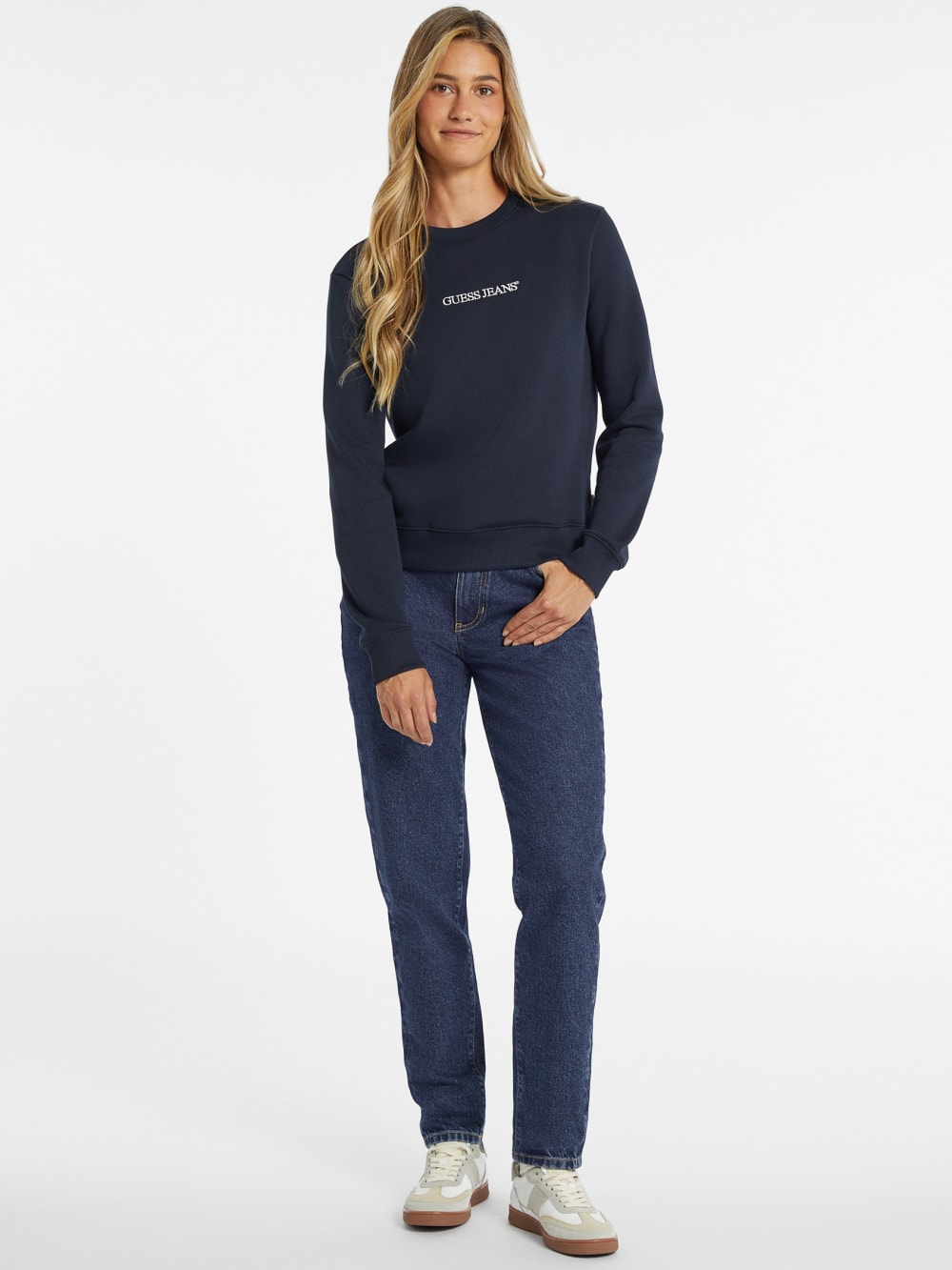 Embroidered Logo Sweatshirt - Guess