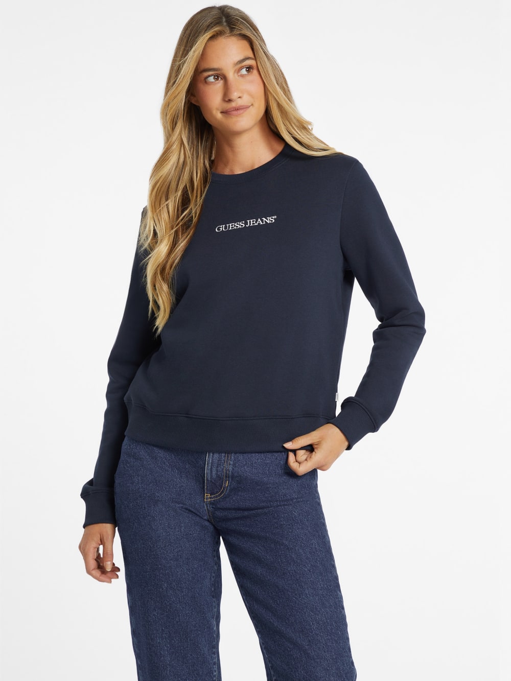 Embroidered Logo Sweatshirt - Guess