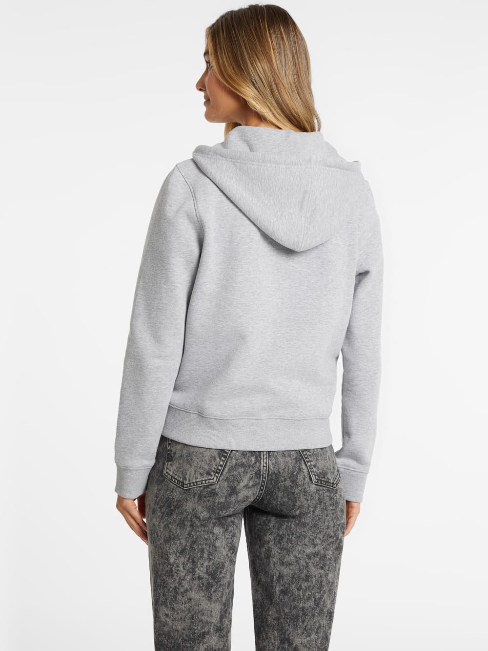 Mini Patch Zip-Up Sweatshirt - Guess