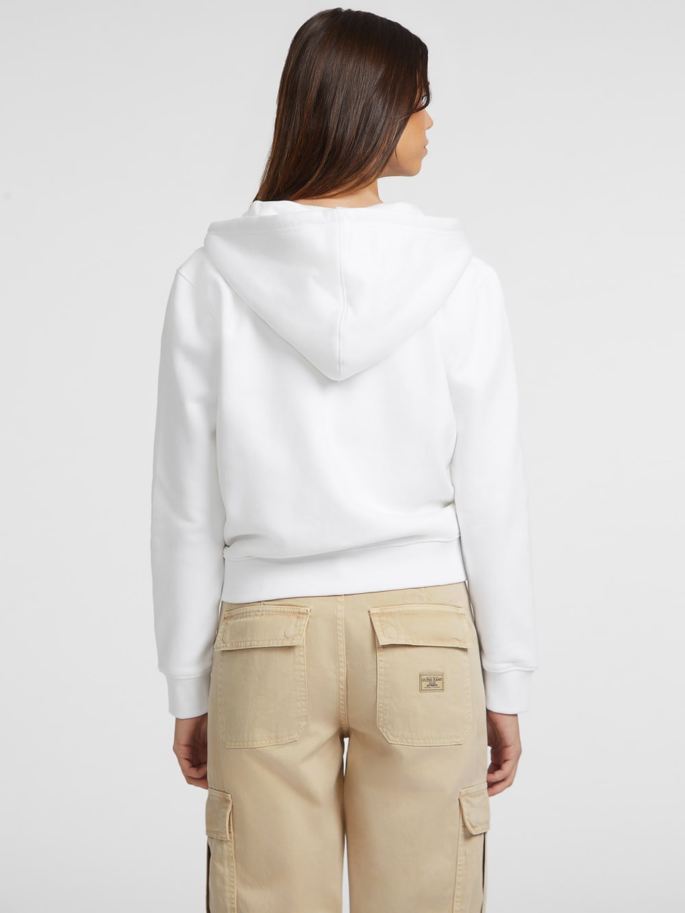 Mini Patch Zip-Up Sweatshirt - Guess