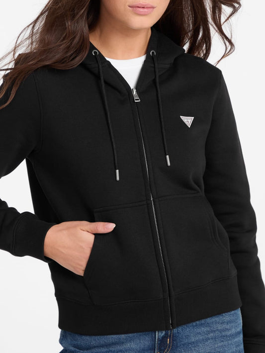 Mini Patch Zip-Up Sweatshirt - Guess