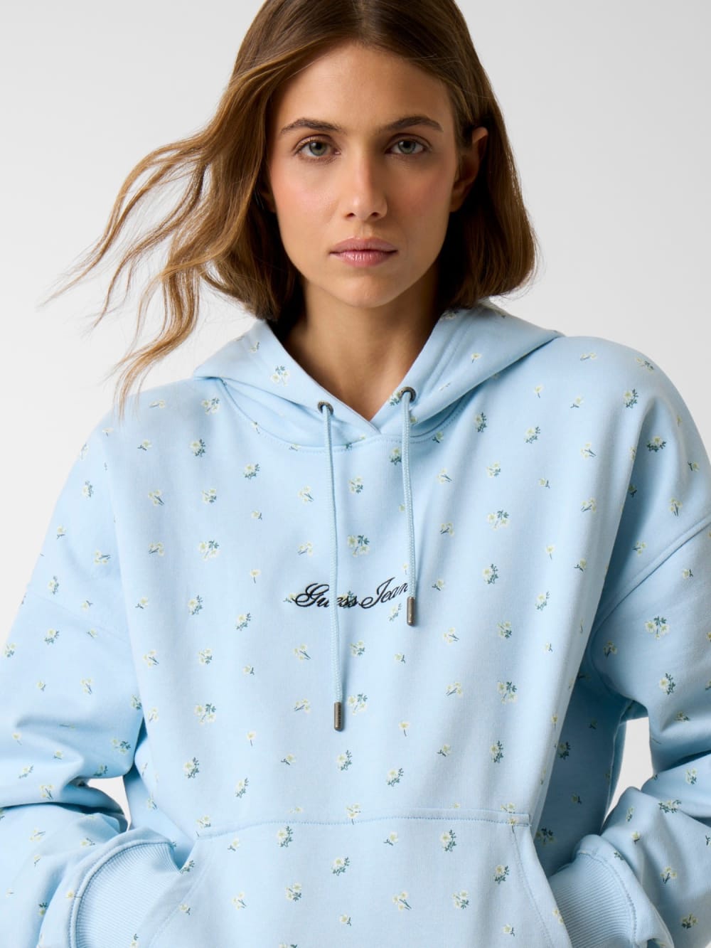Printed hooded sweatshirt - Guess