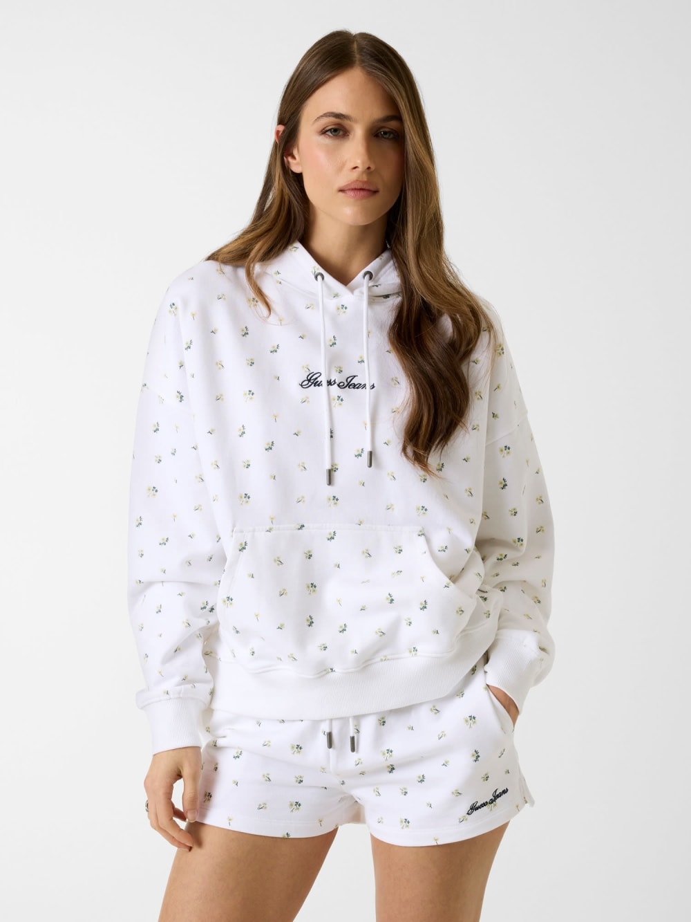 Printed hooded sweatshirt - Guess