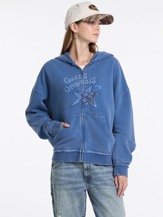 GUESS Originals Star Rhinestone Hoodie - Guess