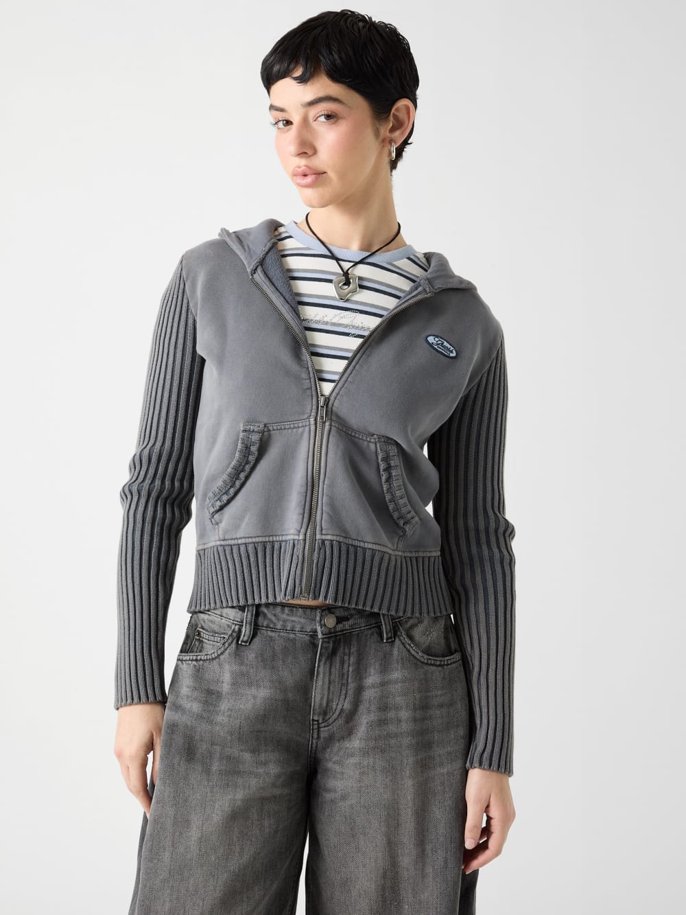 GUESS Originals Eco Zip Hoodie - Guess
