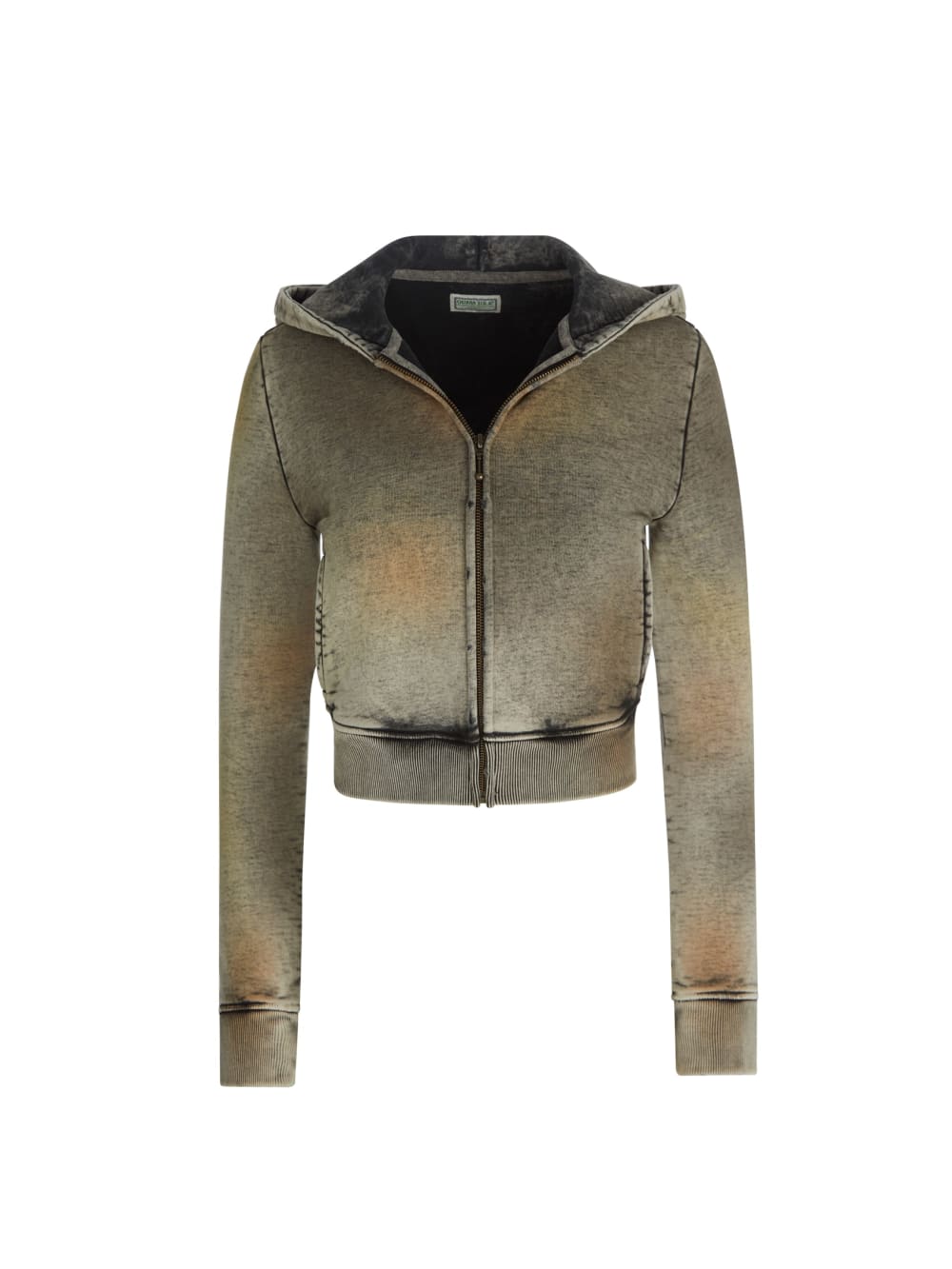 crystal-embellished terry hoodie - Guess