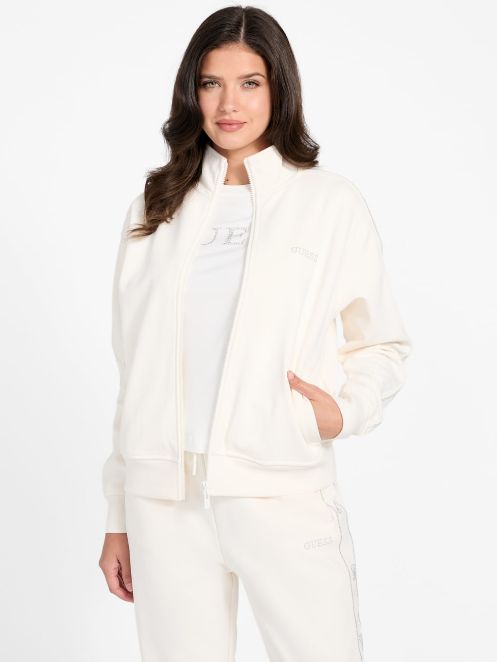 Eco Octavia Full-Zip Sweatshirt - Guess