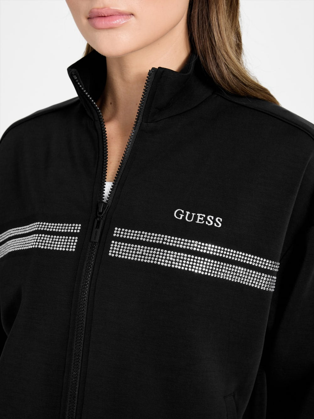 Rhinestone scuba sweatshirt - Guess