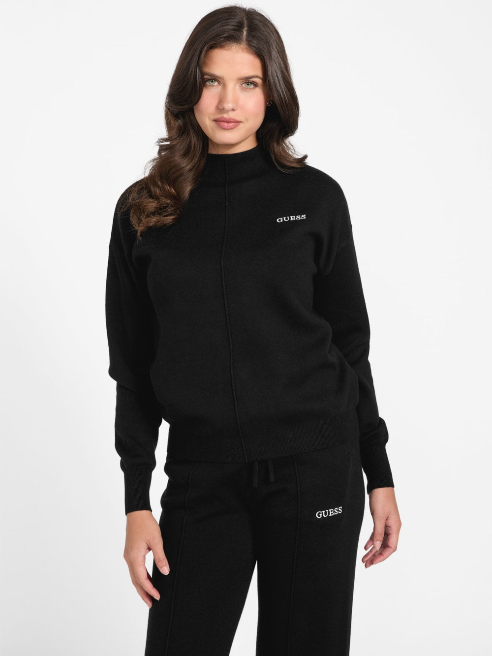 Ursula Mock Neck Sweater - Guess