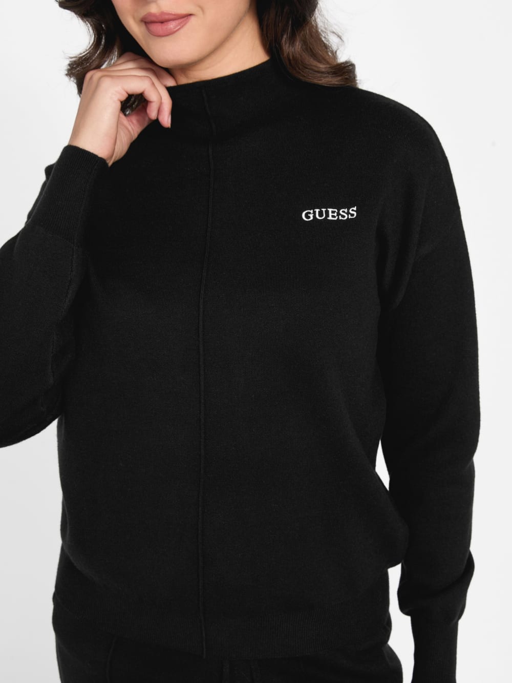 Ursula Mock Neck Sweater - Guess