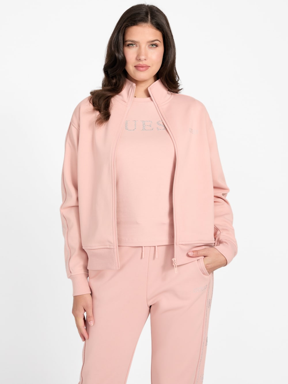 Eco Octavia Full-Zip Sweatshirt - Guess