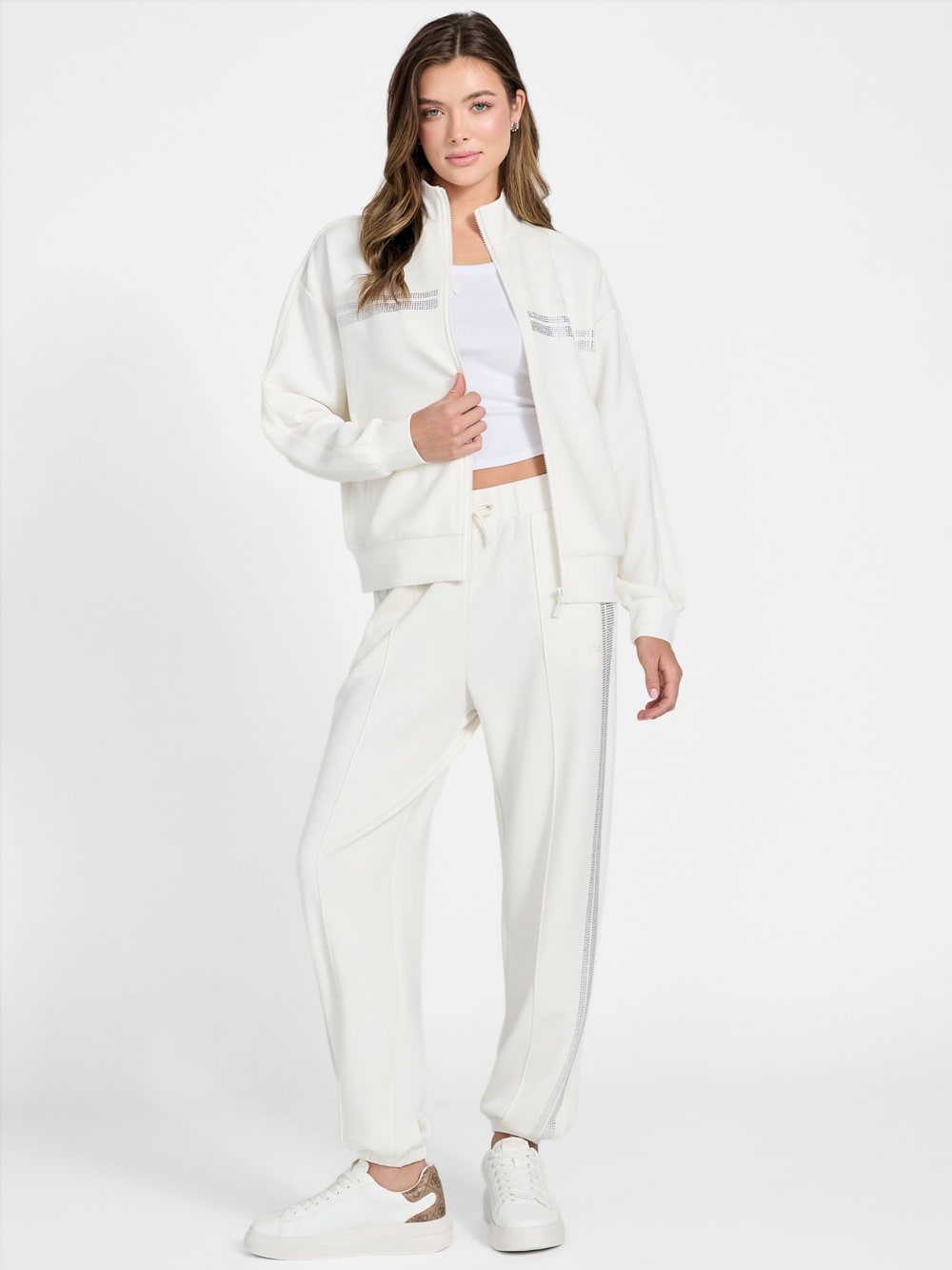 Rhinestone scuba sweatshirt - Guess
