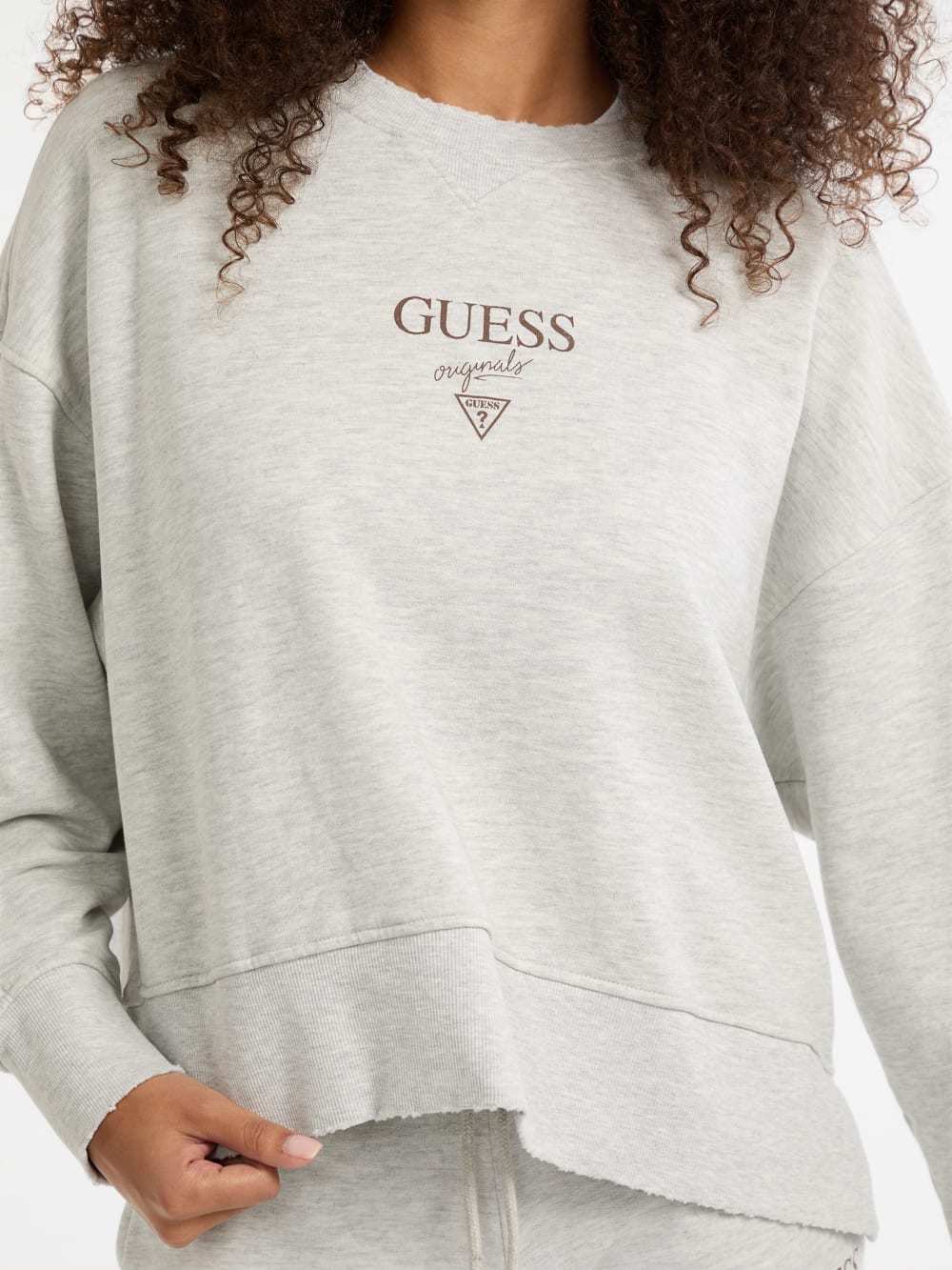 GUESS Originals Eco Distressed Baker Crewneck - Guess
