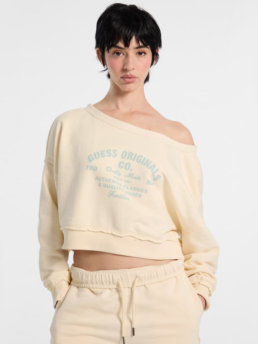 GUESS Originals Eco Boat-Neck Sweatshirt - Guess