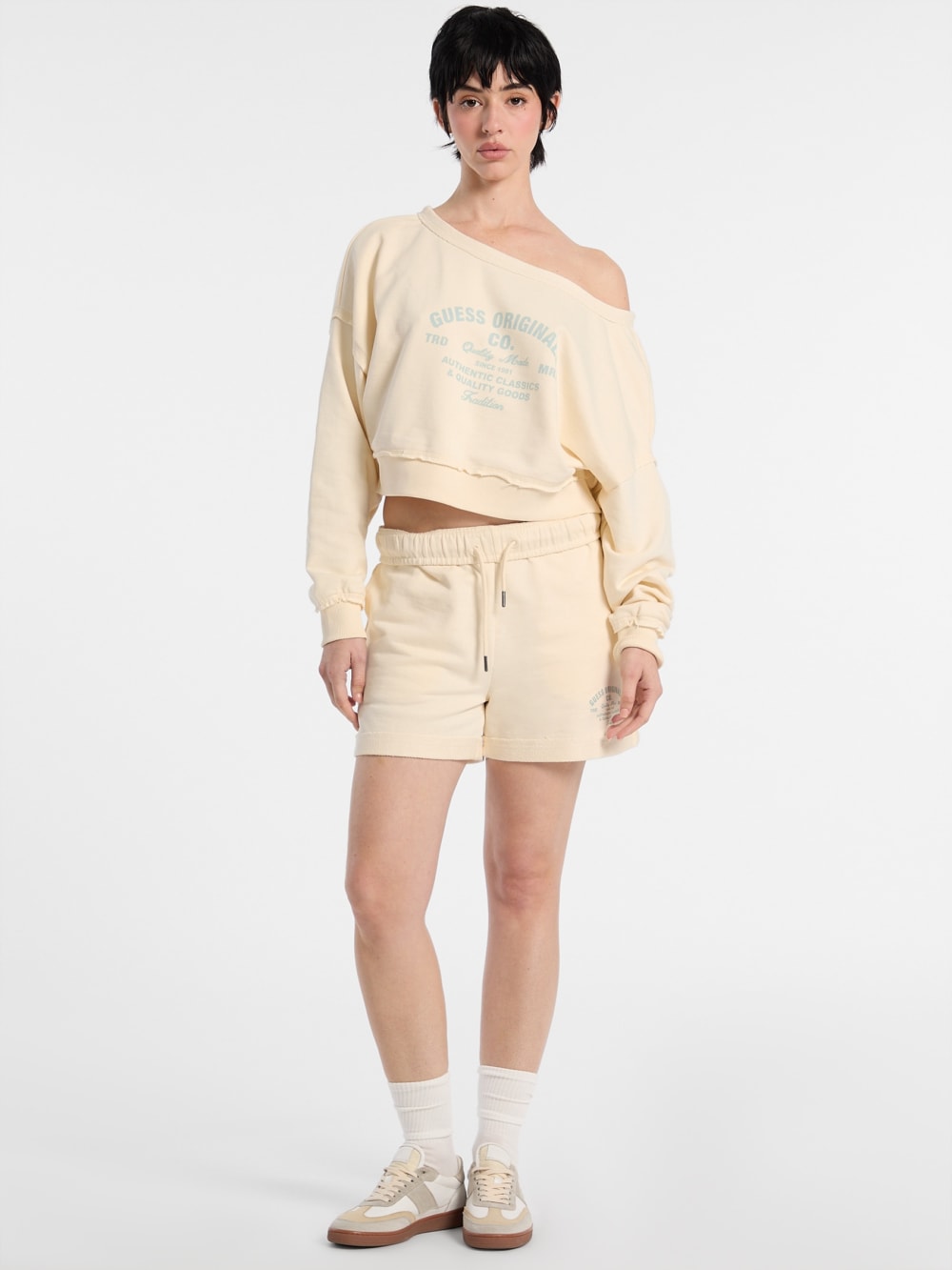 GUESS Originals Eco Boat-Neck Sweatshirt - Guess