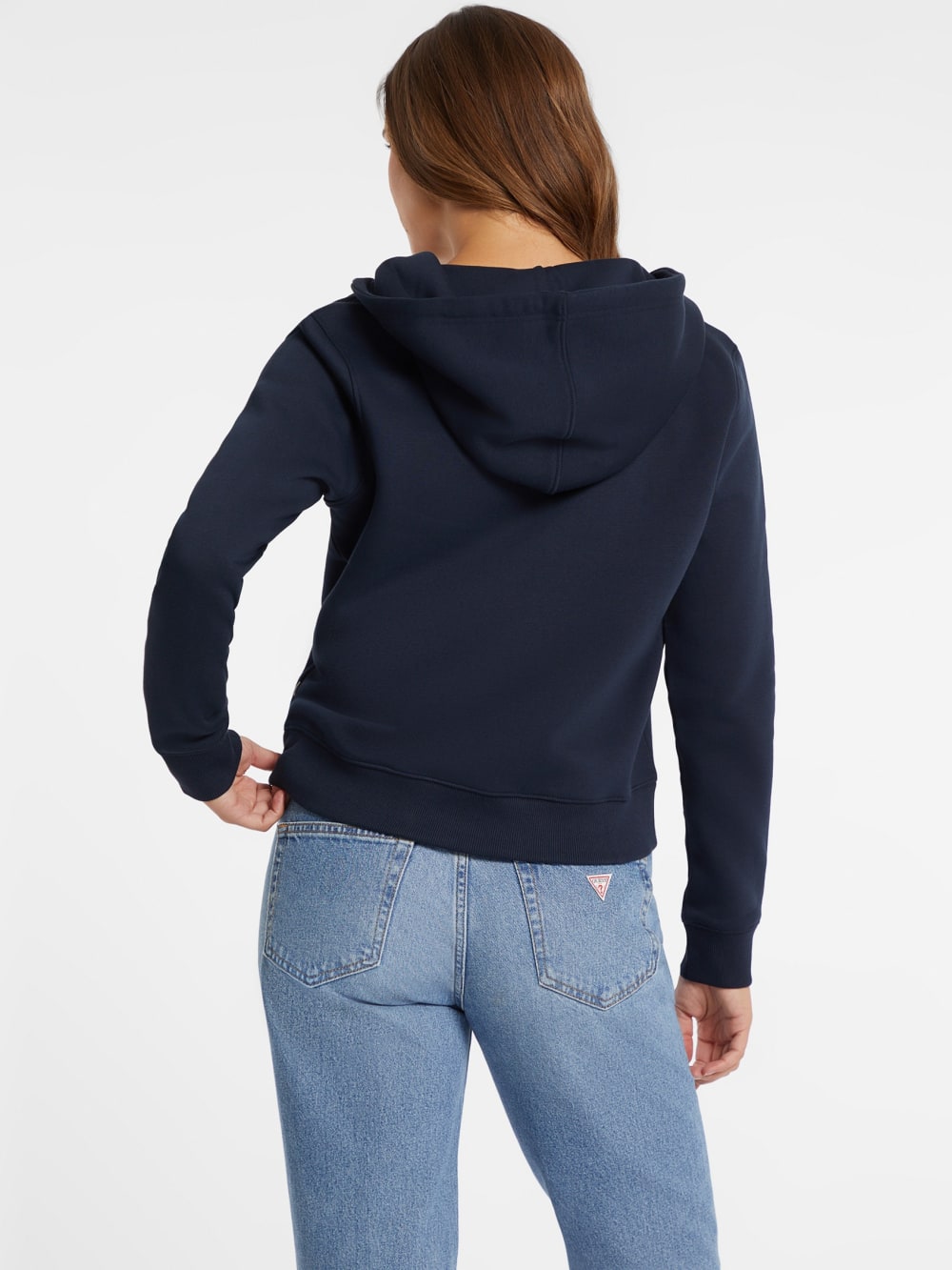 Mini Patch Zip-Up Sweatshirt - Guess