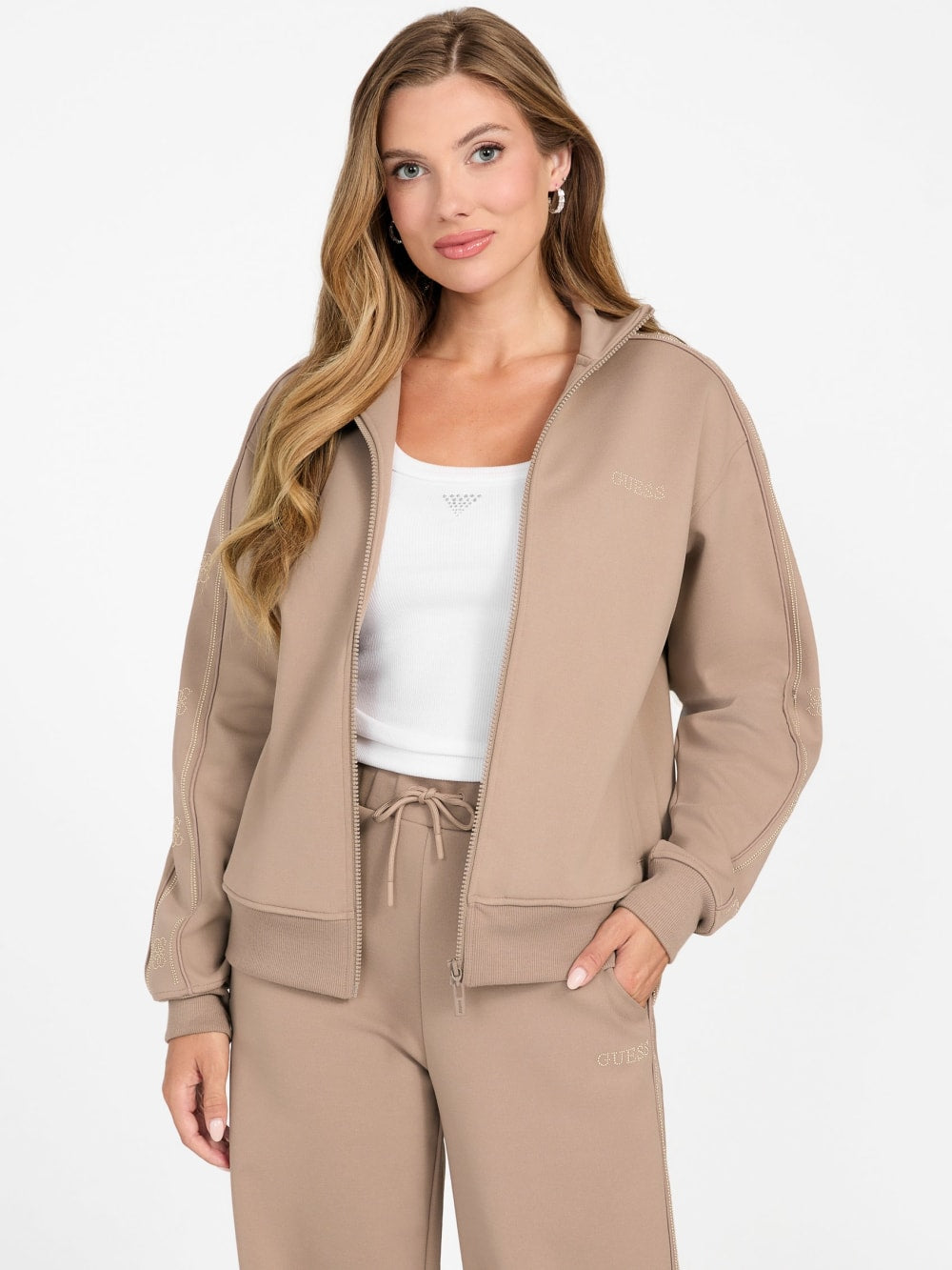Eco Octavia Full-Zip Sweatshirt - Guess