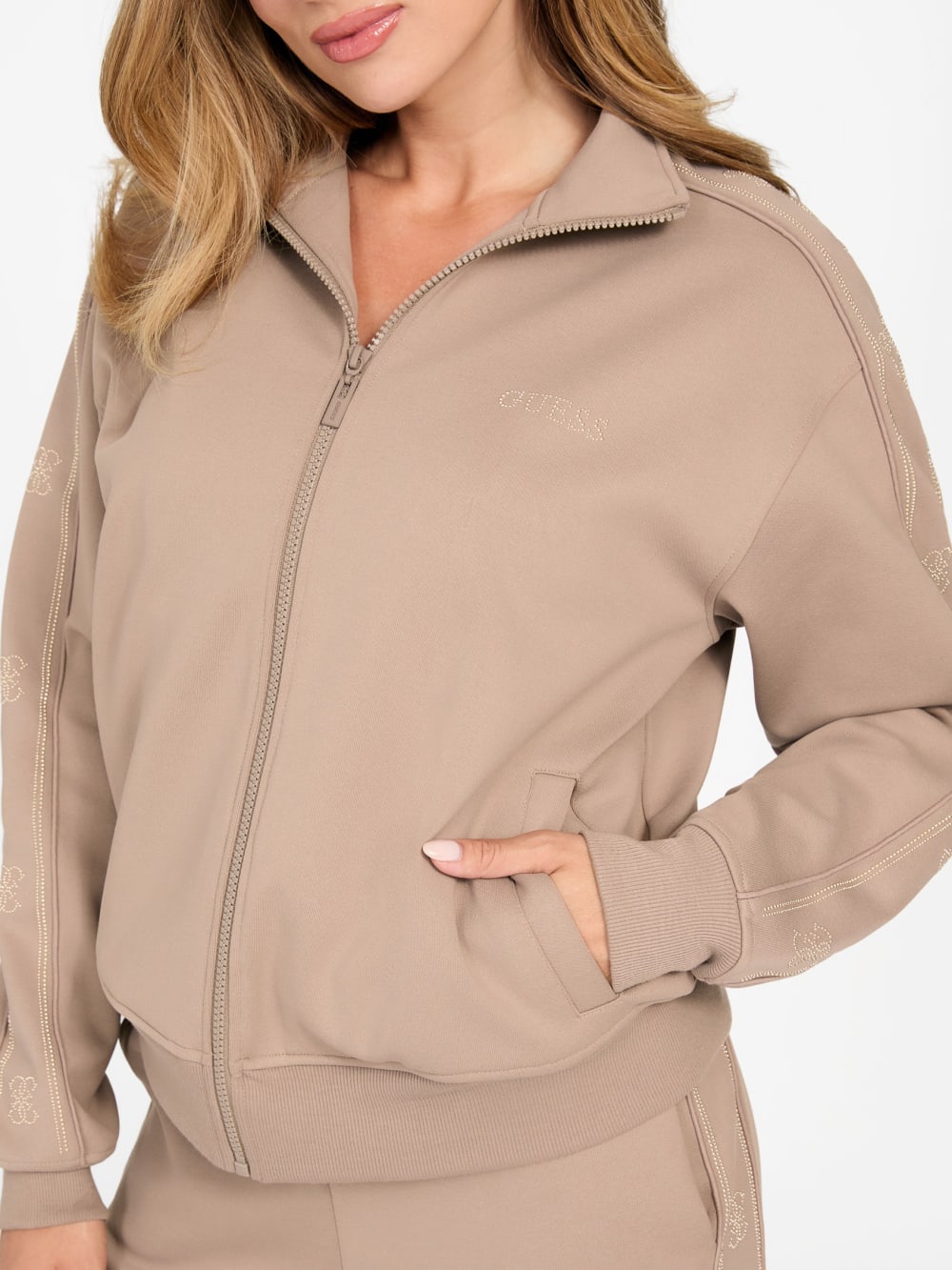 Eco Octavia Full-Zip Sweatshirt - Guess